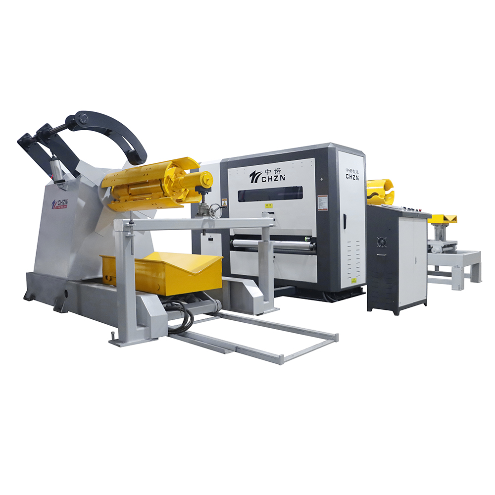 Chzn Automatic Coil Machine Machine Plate Like Electric CNC Metal Metal Process Line مع إعادة الترجيح والاسترخاء