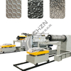 Chzn China Sheet Metal Coil rewwinding Machine Orange Skin Grain Line Antiskid Plate Machine Line